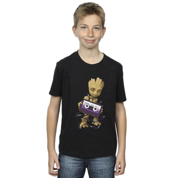 Marvel Pojkar - Guardians Of The Galaxy Groot T-shirt med kosmiskt tejpband
