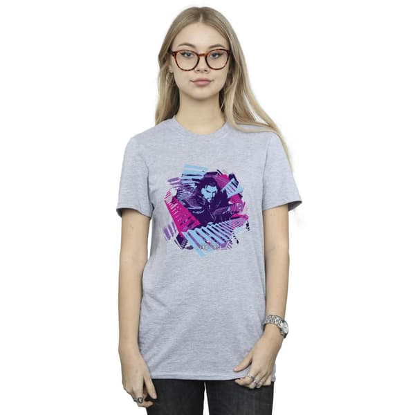 Marvel Womens/Ladies Doctor Strange Stairs Cotton Boyfriend T-Shirt