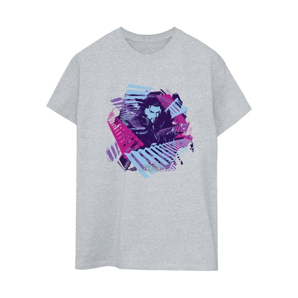 Marvel Womens/Ladies Doctor Strange Stairs Cotton Boyfriend T-Shirt