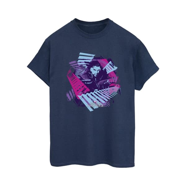 Marvel Womens/Ladies Doctor Strange Stairs Cotton Boyfriend T-Shirt