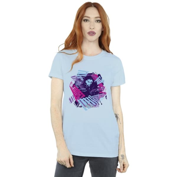 Marvel Womens/Ladies Doctor Strange Stairs Cotton Boyfriend T-Shirt