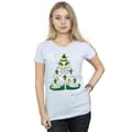 Miniatyrbild 2 av 5: Elf T-shirt i bomull med julgran för kvinnor/damer