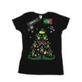 Miniatyrbild 1 av 5: Elf T-shirt i bomull med julgran för kvinnor/damer