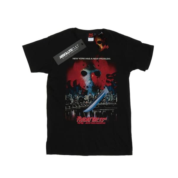 Friday The 13th Dam/Tjej Jason Takes Manhattan Boyfriend T-shirt i bomull