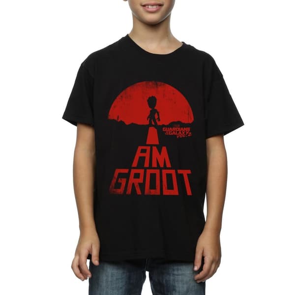 Marvel Pojkar Guardians Of The Galaxy I Am Groot Röd T-shirt