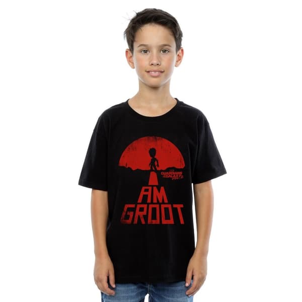 Marvel Pojkar Guardians Of The Galaxy I Am Groot Röd T-shirt