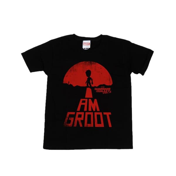 Marvel Pojkar Guardians Of The Galaxy I Am Groot Röd T-shirt