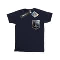 Miniatyrbild 1 av 5: DC Comics Pojkar Justice League Movie Shield Faux T-shirt med fickficka