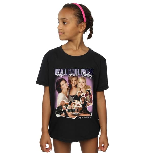 Friends Girls Geller Green Buffay Cotton T-Shirt