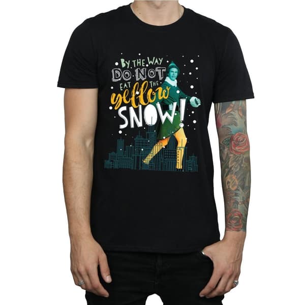 Elf Gul snö-T-shirt för herrar