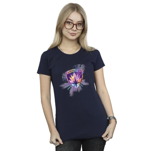 Marvel Womens/Ladies Guardians Of The Galaxy Abstract Star Lord Cotton T-Shirt