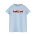 Miniatyrbilde 1 av 3: DC Comics Womens/Ladies DC Comics DC League Of Super-Pets Movie Logo Cotton Boyfriend T-Shirt