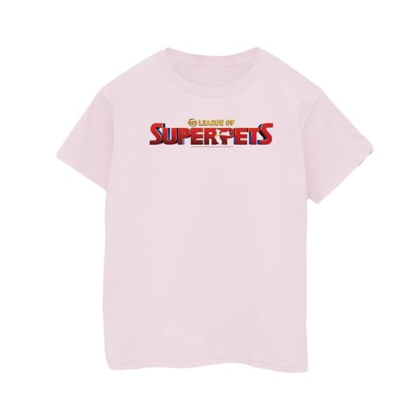 DC Comics Womens/Ladies DC Comics DC League Of Super-Pets Movie Logo Cotton Boyfriend T-Shirt
