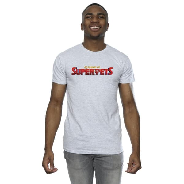 DC Comics Mens DC Comics DC League Of Super-Pets Movie Logo T-Shirt