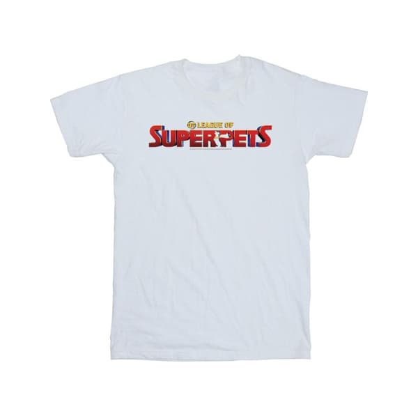 DC Comics Mens DC Comics DC League Of Super-Pets Movie Logo T-Shirt