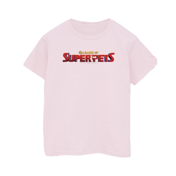 DC Comics Mens DC Comics DC League Of Super-Pets Movie Logo T-Shirt