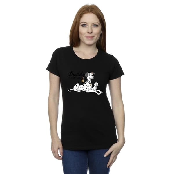 Disney Dam/Tjej 101 Dalmatians Top Dog T-shirt i bomull