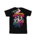 Miniatyrbild 1 av 5: DC Comics Super Powers - T-shirt i bomull med neonblommor för flickor