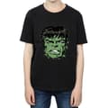 Miniatyrbild 3 av 5: Marvel T-shirt med tryck på Hulkens ansikte för pojkar
