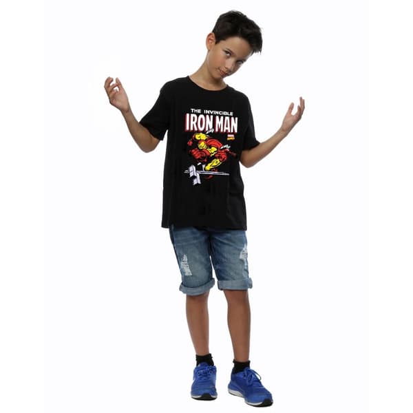 Marvel Boys Iron Man Smash T-Shirt