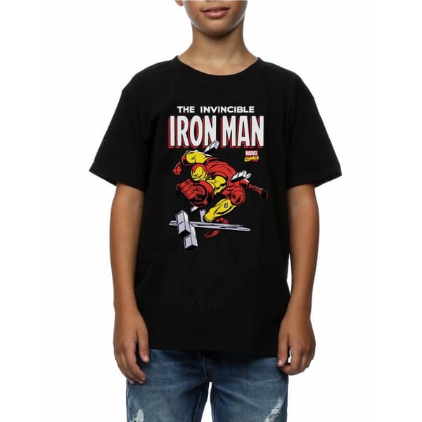 Marvel Boys Iron Man Smash T-Shirt