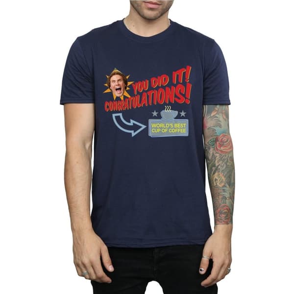 Elf Mens World´s Best Coffee T-Shirt