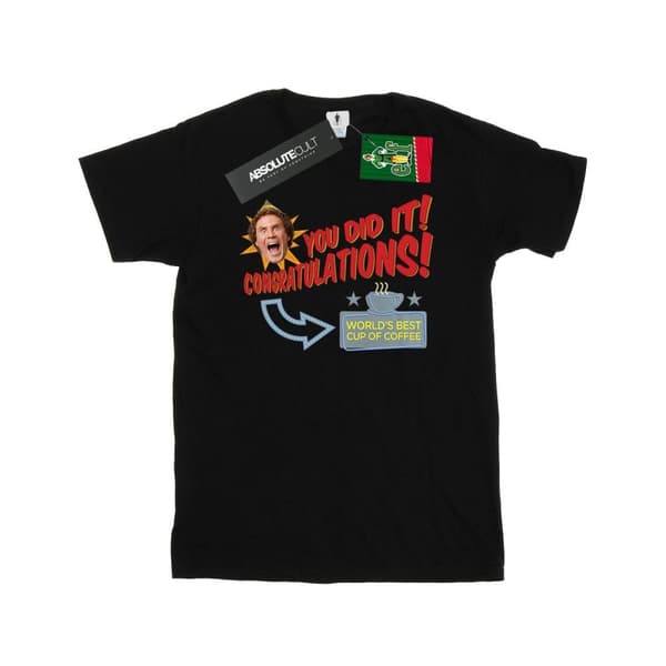 Elf Mens World´s Best Coffee T-Shirt