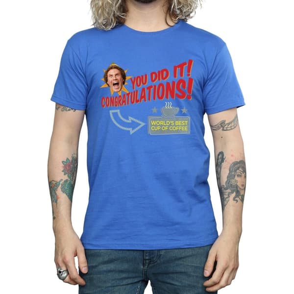 Elf Mens World´s Best Coffee T-Shirt