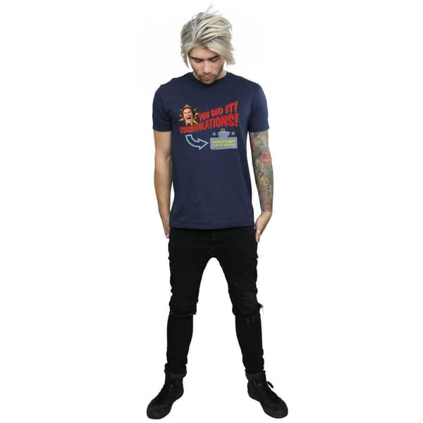 Elf Mens World´s Best Coffee T-Shirt