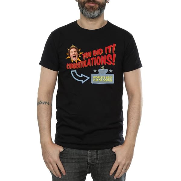 Elf Mens World´s Best Coffee T-Shirt