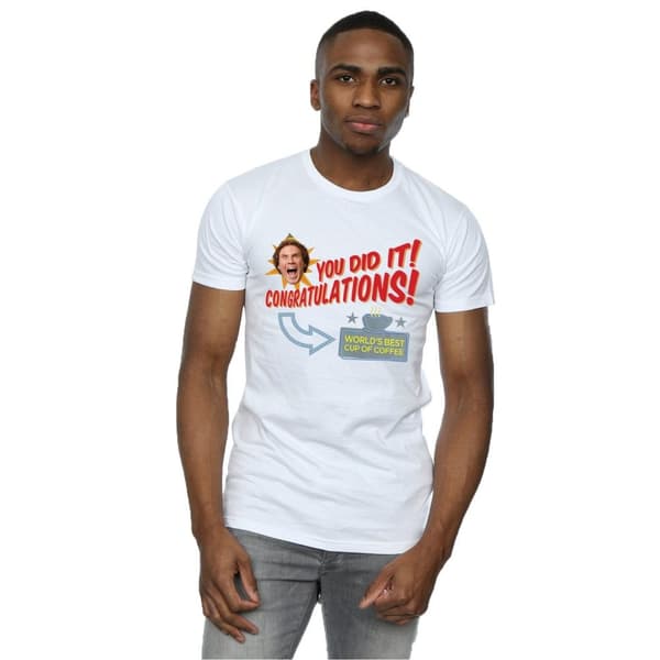 Elf Mens World´s Best Coffee T-Shirt
