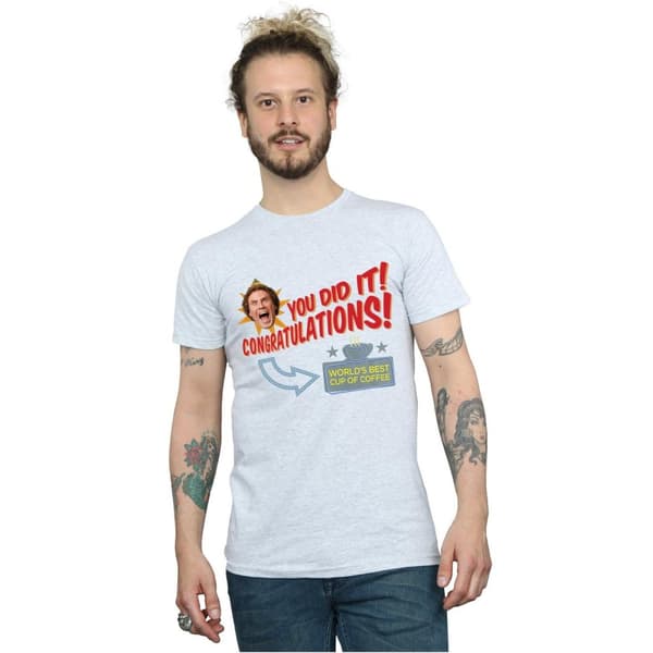 Elf Mens World´s Best Coffee T-Shirt