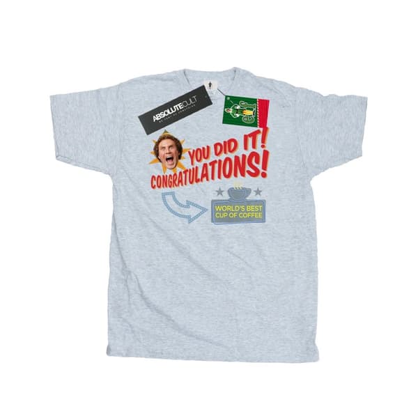 Elf Mens World´s Best Coffee T-Shirt