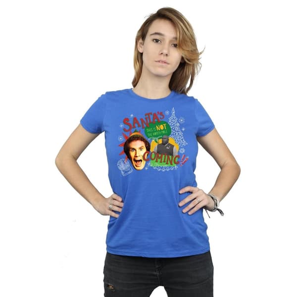 Elf Womens/Ladies North Pole Cotton T-Shirt