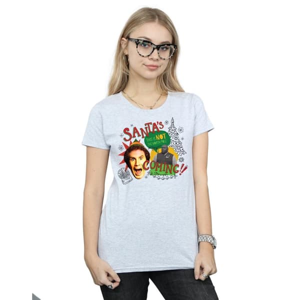 Elf Womens/Ladies North Pole Cotton T-Shirt