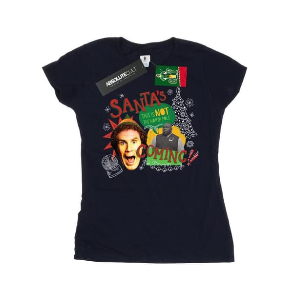 Elf Womens/Ladies North Pole Cotton T-Shirt