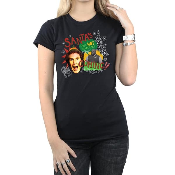 Elf Womens/Ladies North Pole Cotton T-Shirt