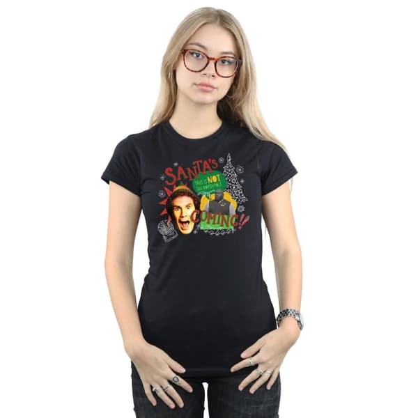 Elf Womens/Ladies North Pole Cotton T-Shirt