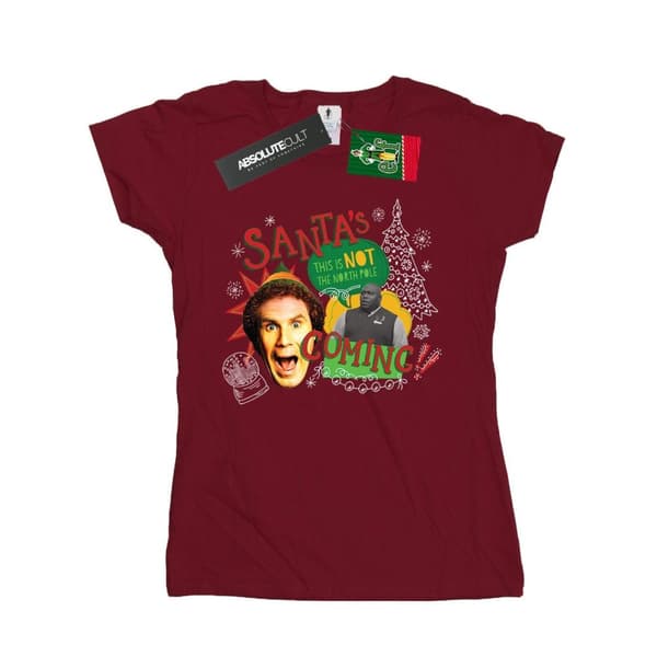 Elf Womens/Ladies North Pole Cotton T-Shirt