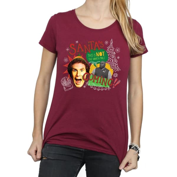 Elf T-shirt i bomull - Nordpolen - dam/dam