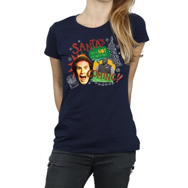 Elf Womens/Ladies North Pole Cotton T-Shirt