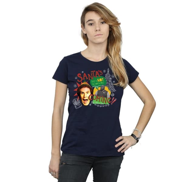 Elf Womens/Ladies North Pole Cotton T-Shirt
