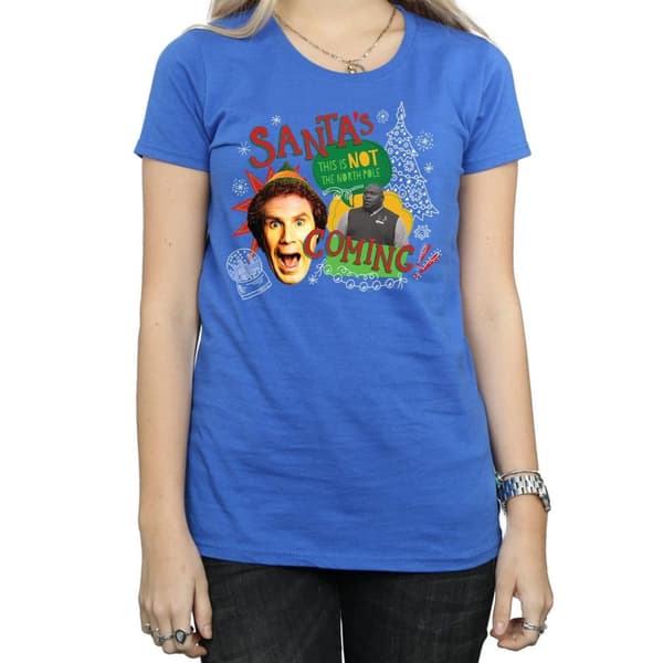 Elf Womens/Ladies North Pole Cotton T-Shirt