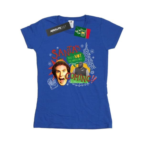 Elf Womens/Ladies North Pole Cotton T-Shirt