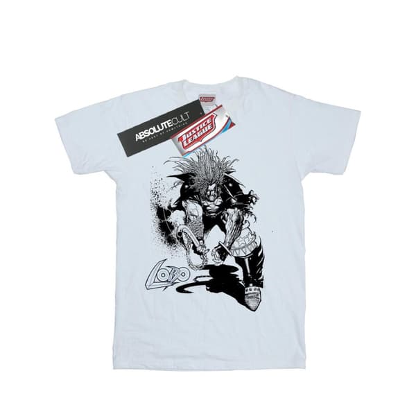 DC Comics T-shirt i bomull med Lobo-skiss för flickor
