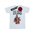 Miniatyrbilde 1 av 3: Marvel Mens Deadpool I´m With Stupid T-Shirt