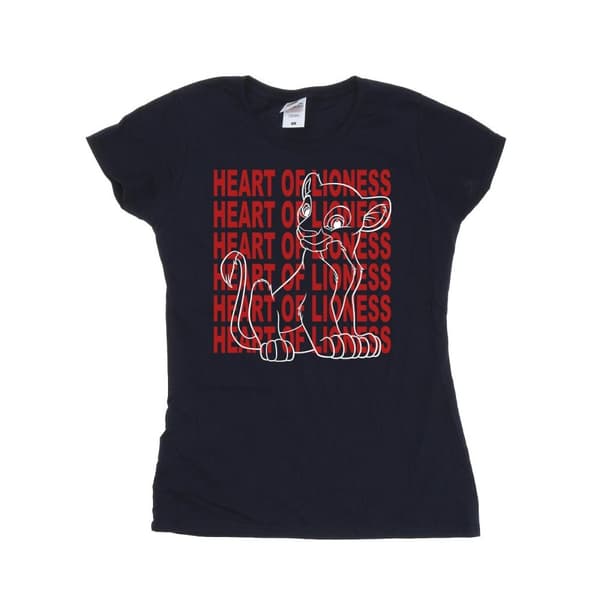 Disney Dam/Tjej Lejonkungen Heart Of A Lioness T-shirt i bomull