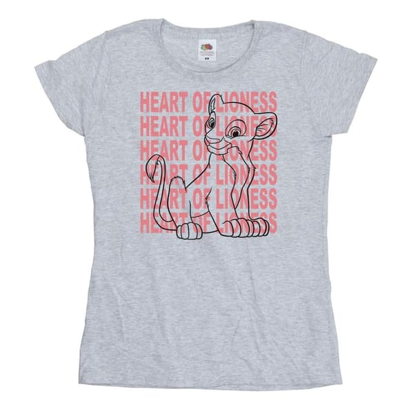 Disney Dam/Tjej Lejonkungen Heart Of A Lioness T-shirt i bomull