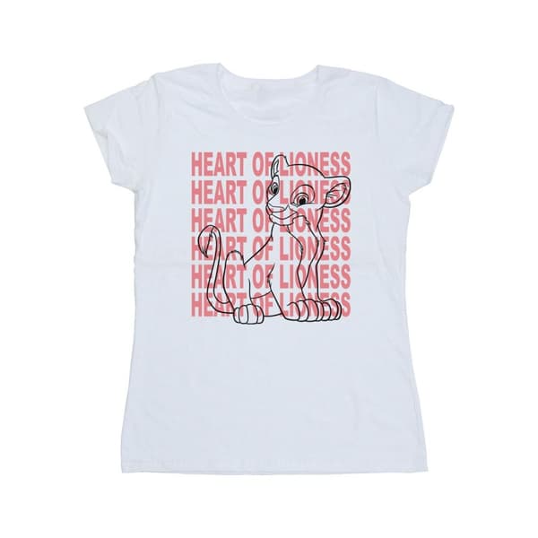 Disney Dam/Tjej Lejonkungen Heart Of A Lioness T-shirt i bomull