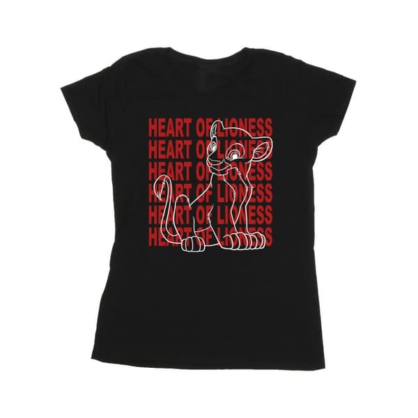 Disney Dam/Tjej Lejonkungen Heart Of A Lioness T-shirt i bomull